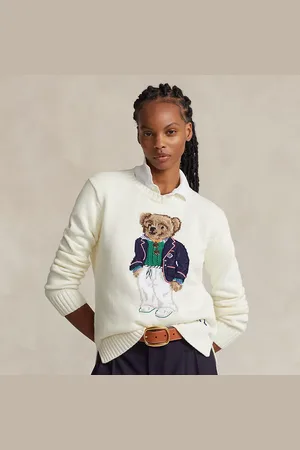 Ralph Lauren Polo Bear Cotton Crewneck Jumper