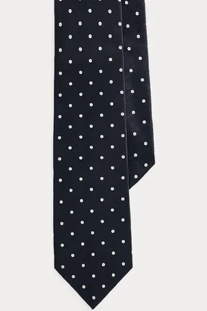 Ralph Lauren Polka-Dot Silk Satin Tie