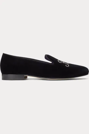 Ralph Lauren Alonzo Bullion Velvet Slipper