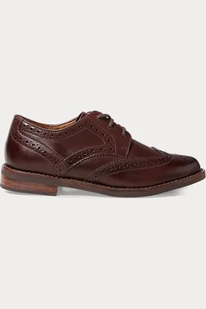 Ralph Lauren Leather Wingtip Oxford Shoe