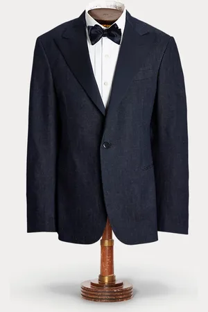 Ralph Lauren Indigo Denim Tuxedo Jacket