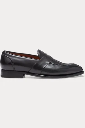 Ralph Lauren Meegan Calfskin Penny Loafer