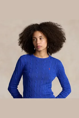 Ralph Lauren Cable-Knit Cotton Crewneck Jumper