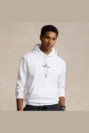 Ralph Lauren Logo Double-Knit Hoodie