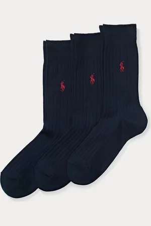 Ralph Lauren Rib-knit Crew Sock 3-Pack