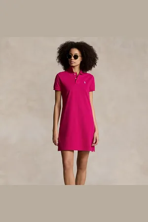 Ralph Lauren Cotton Mesh Polo Dress