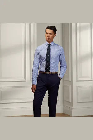 Ralph Lauren Gregory Hand-Tailored Wool Serge Trouser