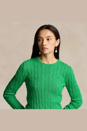 Ralph Lauren Cable-Knit Cotton Crewneck Jumper
