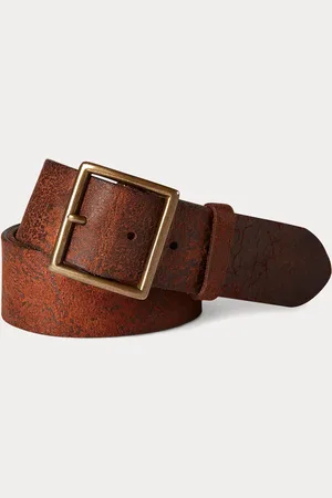 Ralph Lauren Distressed Leather Belt
