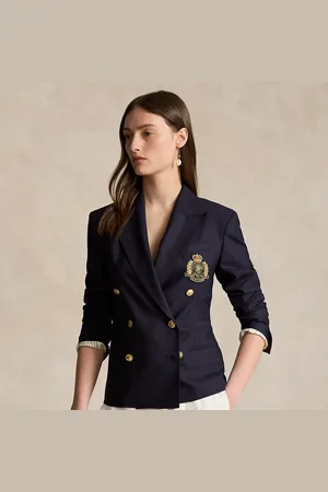 Ralph Lauren Double-Breasted Crest Blazer