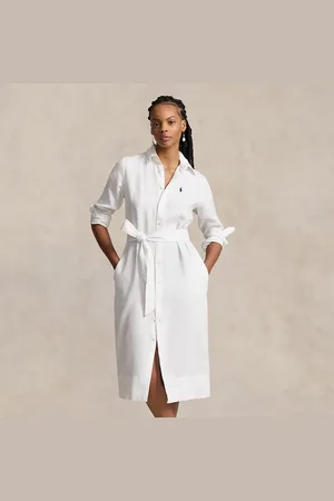 Ralph Lauren Belted Linen Shirtdress