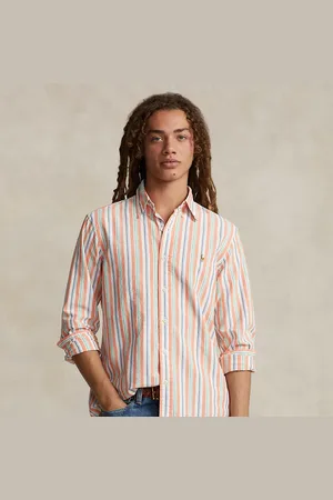 Ralph Lauren Custom Fit Striped Oxford Shirt