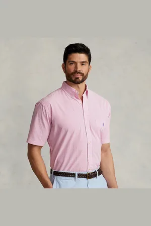 Ralph Lauren Big & Tall - Striped Seersucker Shirt