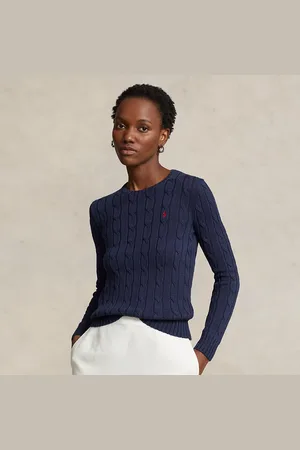Ralph Lauren Cable-Knit Cotton Crewneck Jumper