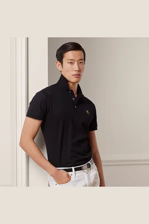 Ralph Lauren Custom Slim Fit Piqué Polo Shirt