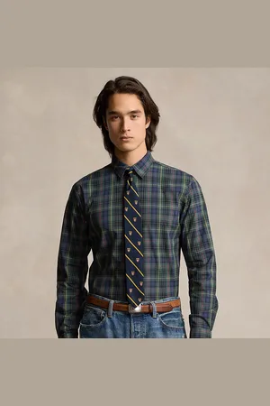 Ralph Lauren Custom Fit Plaid Poplin Shirt