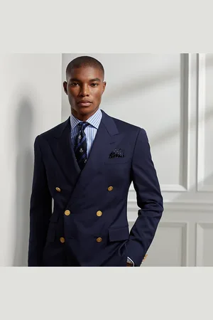 Ralph Lauren Gregory Hand-Tailored Wool Serge Blazer