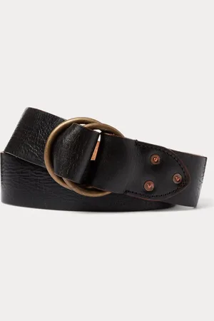 Ralph Lauren Leather Double-O-Ring Belt
