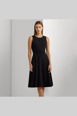 Ralph Lauren Ponte Fit-and-Flare Dress