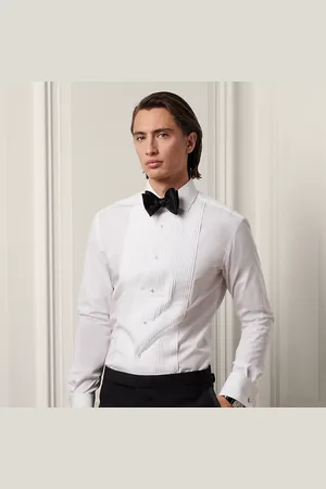 Ralph Lauren Poplin French Cuff Tuxedo Shirt
