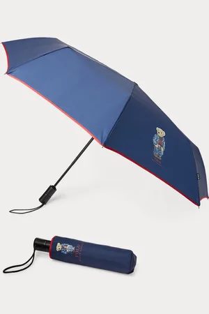 Ralph Lauren Denim Polo Bear Collapsible Umbrella