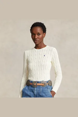 Ralph Lauren Cable-Knit Cotton Crewneck Jumper