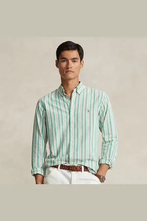Ralph Lauren Custom Fit Striped Oxford Shirt