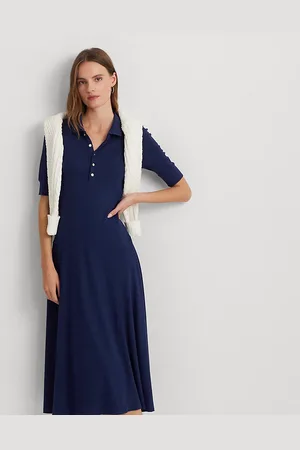 Ralph Lauren Cotton-Blend Polo Dress