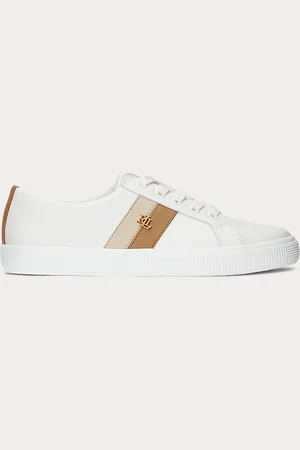 Ralph Lauren Janson II Leather Trainer