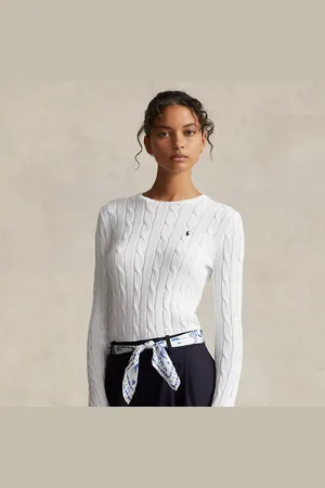 Ralph Lauren Cable-Knit Cotton Crewneck Jumper