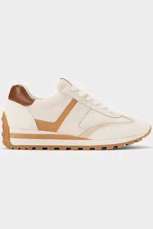 Ralph Lauren Dani Suede & Leather Trainer