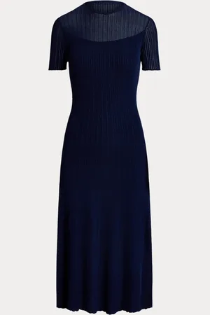 Ralph Lauren Short-Sleeve Jumper Cocktail Dress
