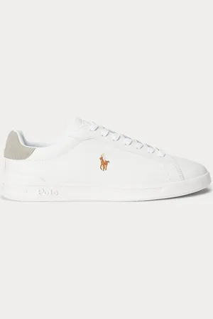 Ralph Lauren Heritage Court II Leather Trainer