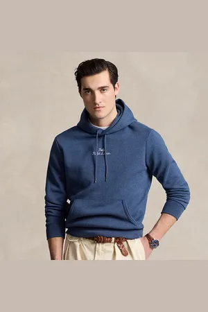 Ralph Lauren Logo Double-Knit Hoodie