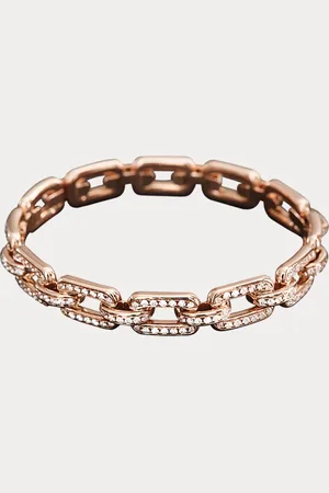 Ralph Lauren Large Pave Diamond Rose Bangle