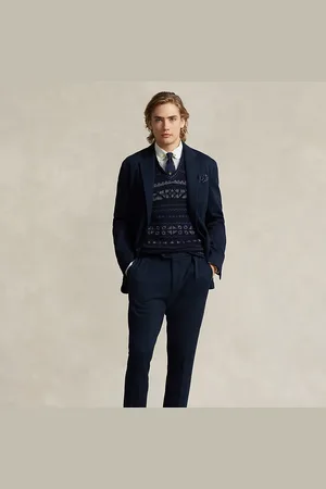 Ralph Lauren Pleated Knit Mesh Trouser