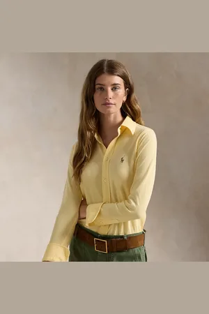 Ralph Lauren Slim Fit Knit Cotton Oxford Shirt