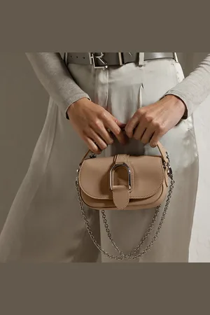 Ralph Lauren Welington Calfskin Mini Chain Bag