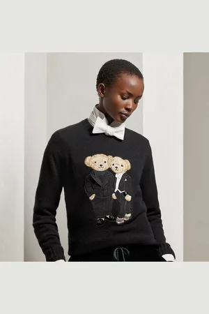 Ralph Lauren Tuxedo Polo Bears Cashmere Jumper