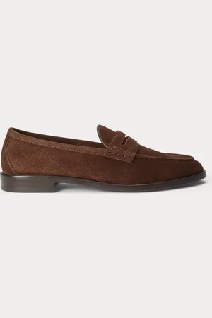Ralph Lauren Bolden Calf-Suede Penny Loafer
