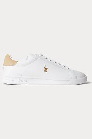 Ralph Lauren Heritage Court II Leather Trainer