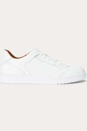 Ralph Lauren Court Leather Trainer