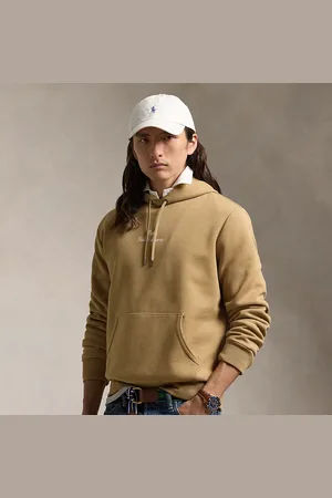 Ralph Lauren Logo Double-Knit Hoodie