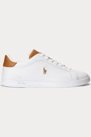 Ralph Lauren Heritage Court II Leather Trainer