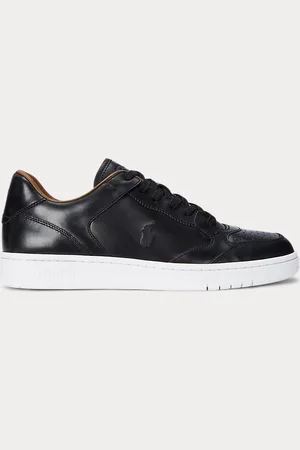 Ralph Lauren Court Leather Trainer