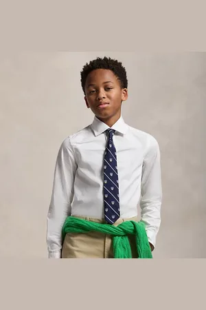 Ralph Lauren Slim Fit Cotton Broadcloth Dress Shirt