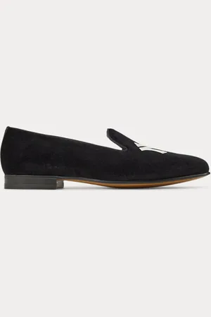 Ralph Lauren Lauren Yankees Velvet Slipper