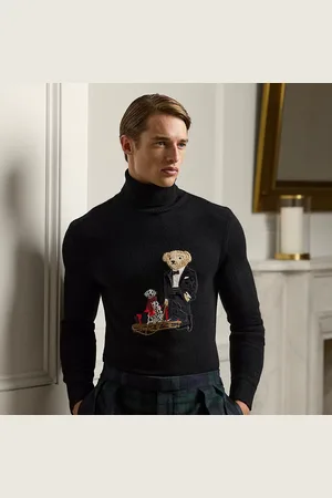 Ralph Lauren Polo Bear Cashmere Rollneck Jumper