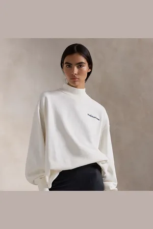 Ralph Lauren Logo Fleece Mockneck
