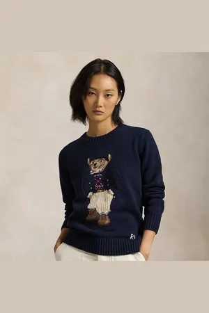 Ralph Lauren Polo Bear Cotton Crewneck Jumper